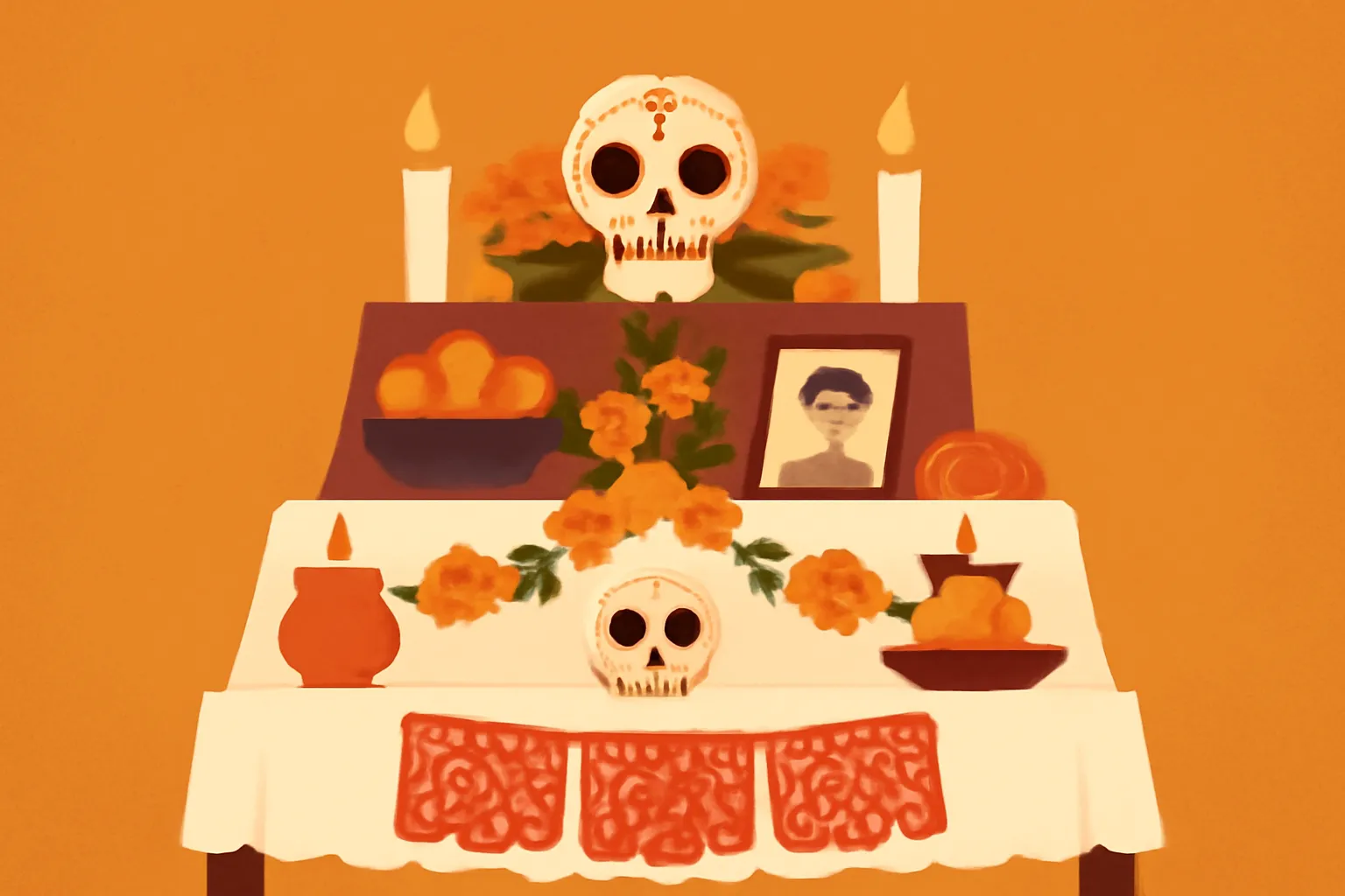 altar de muertos que se necesita