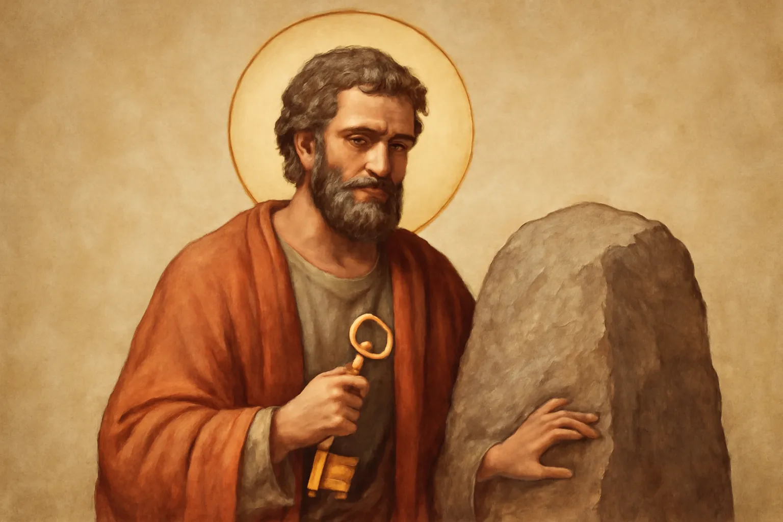 tu eres pedro y sobre esta piedra edificare mi iglesia